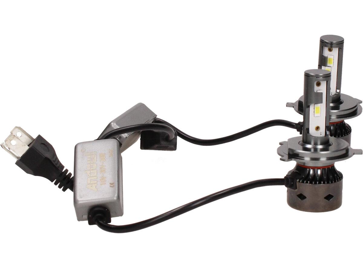 LED D8 autožárovka H4 4800LM 2x42w cree canbus 6000k - sada 2ks, LED  AUTOŽÁROVKY, LED ŽÁROVKY